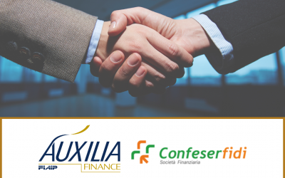 Nuovo accordo di convenzione tra Auxilia Finance e Confeserfidi